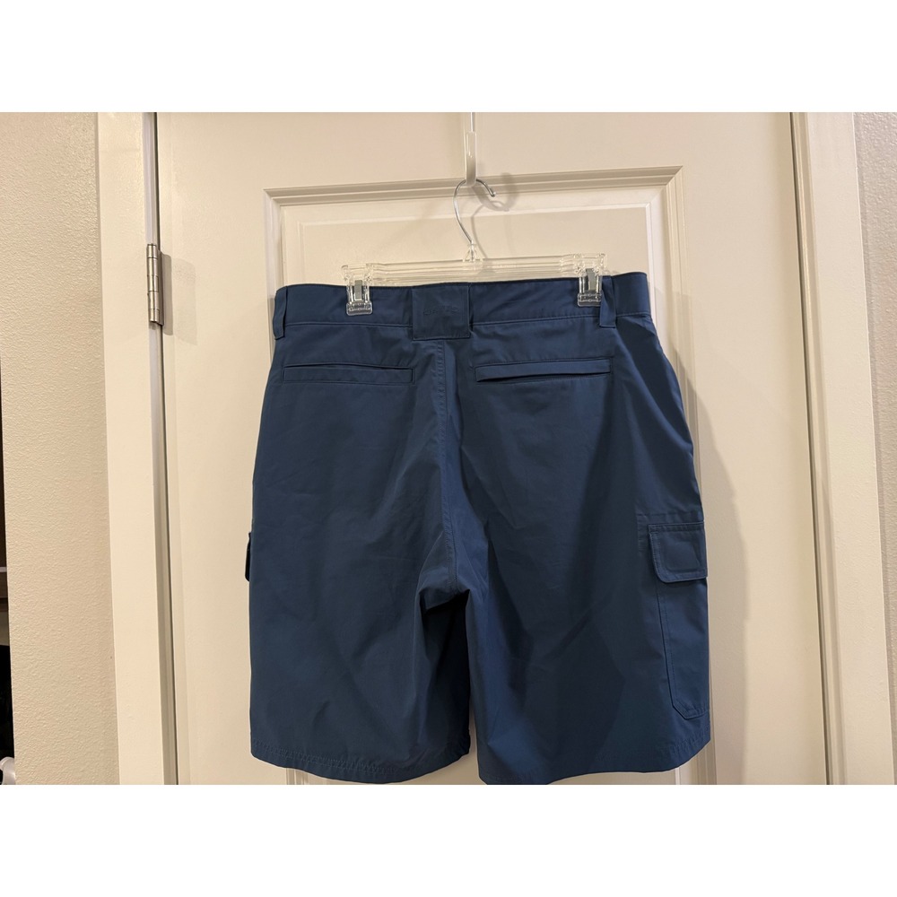 Orvis Mens Blue Performance Cargo Shorts Technical Hiking Fishing Size 34 - Picture 2 of 5